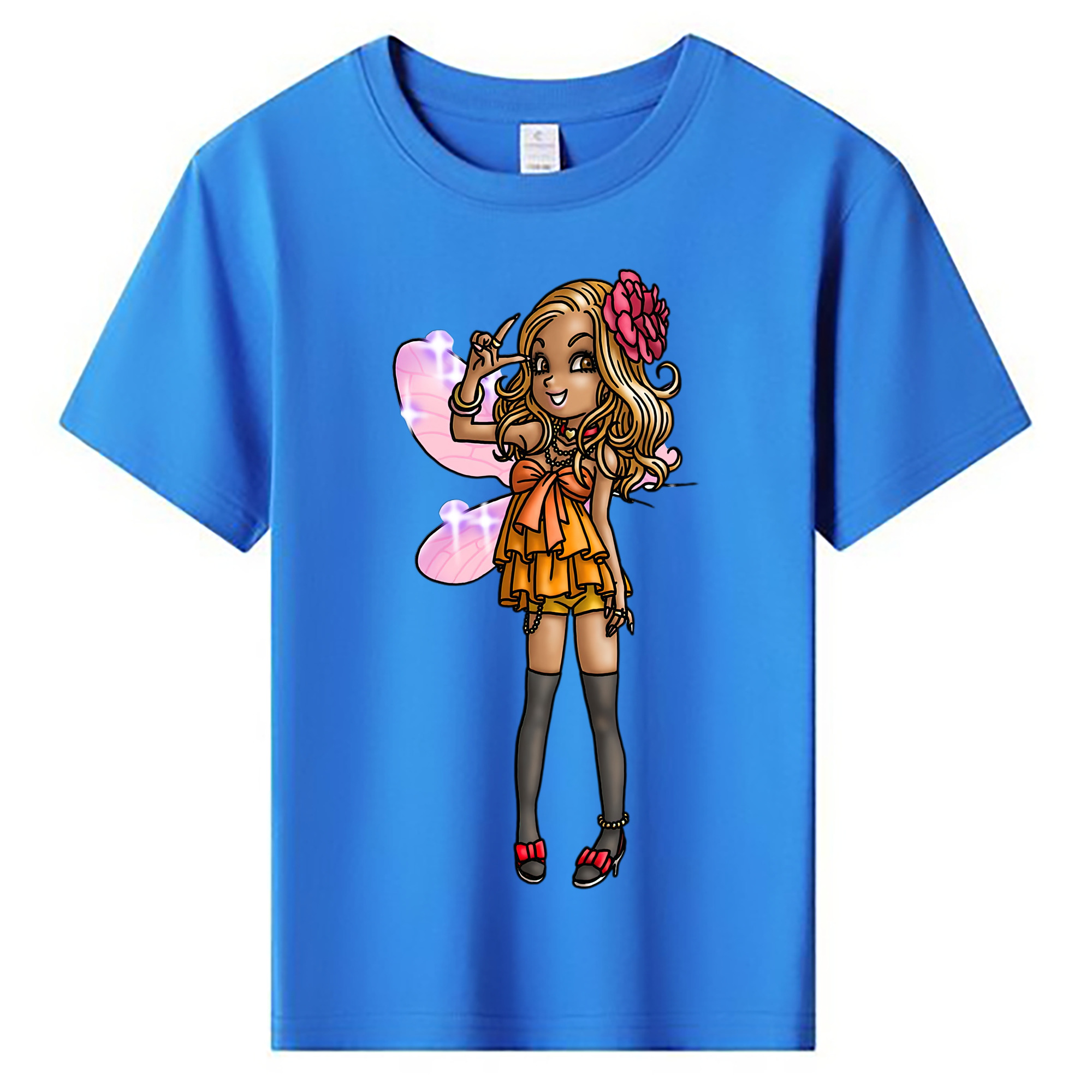 （画像用） ドラゴンクエスト Doragon Kuesuto Dragon Quest 綿100％キッズTシャツ（フロントプリント）